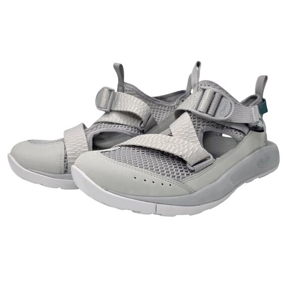 Chaco Odyssey Men 9 Gray Closed Toe Mesh Water Shoe Hiking Sandal Gorpcore Sport main image 6